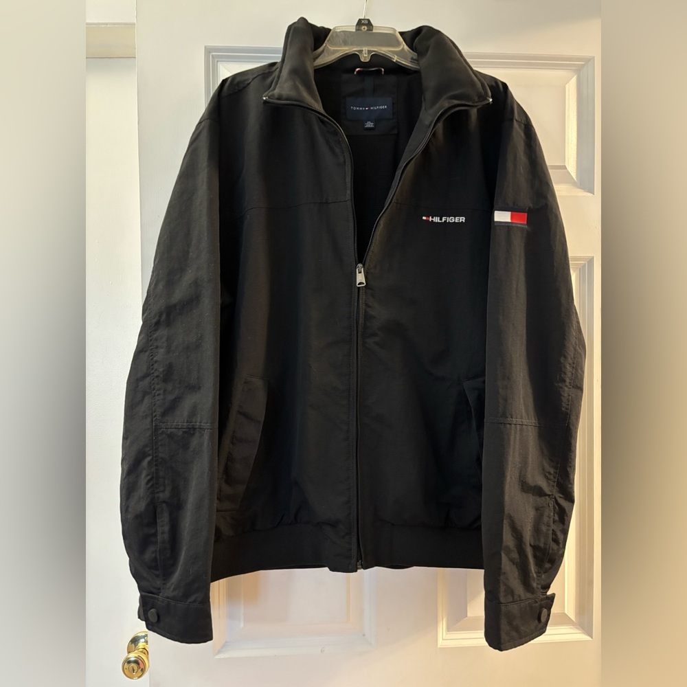 Tommy Hilfiger Black Bomber Jacket